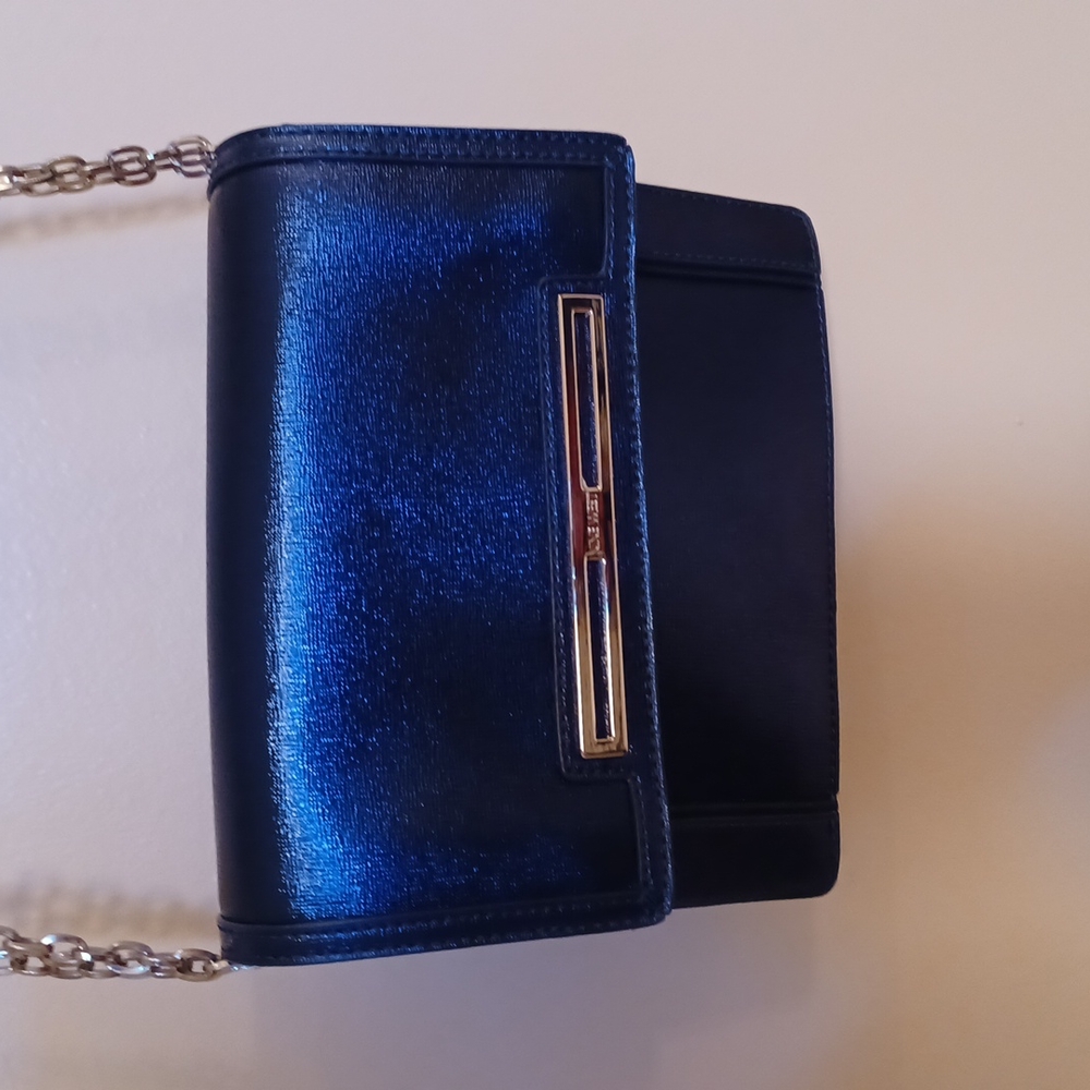 Metallic Blue Nine West Purse